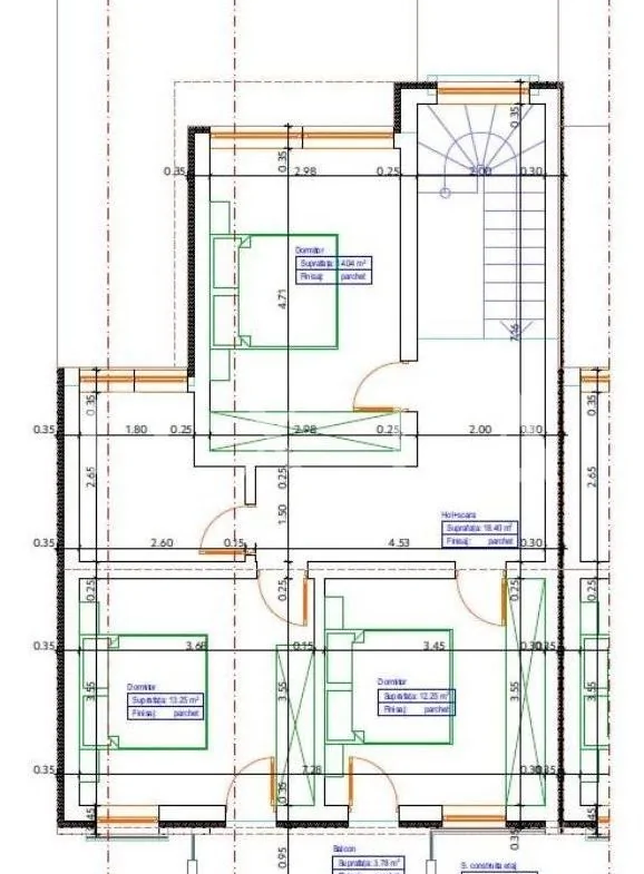 1/2 duplex, ocupabil imediat, perete dublu intre case !