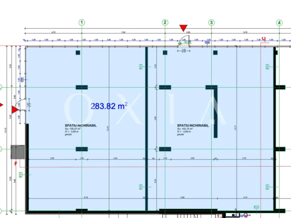Spatiu comercial, ISHO