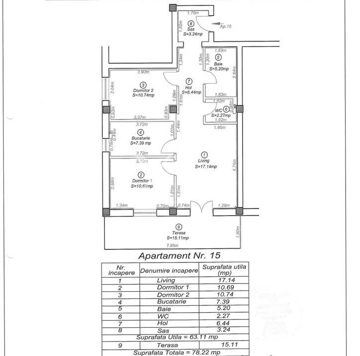 Toscana Residence, Mobilat si Utilat, Etaj Intermediar
