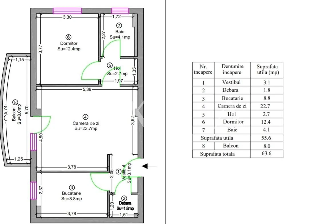 Zona Aradului, Disponibil Imediat, Parcare Proprie