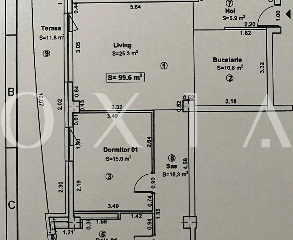 3 Camere –  Monarch – Disponibil Imediat
