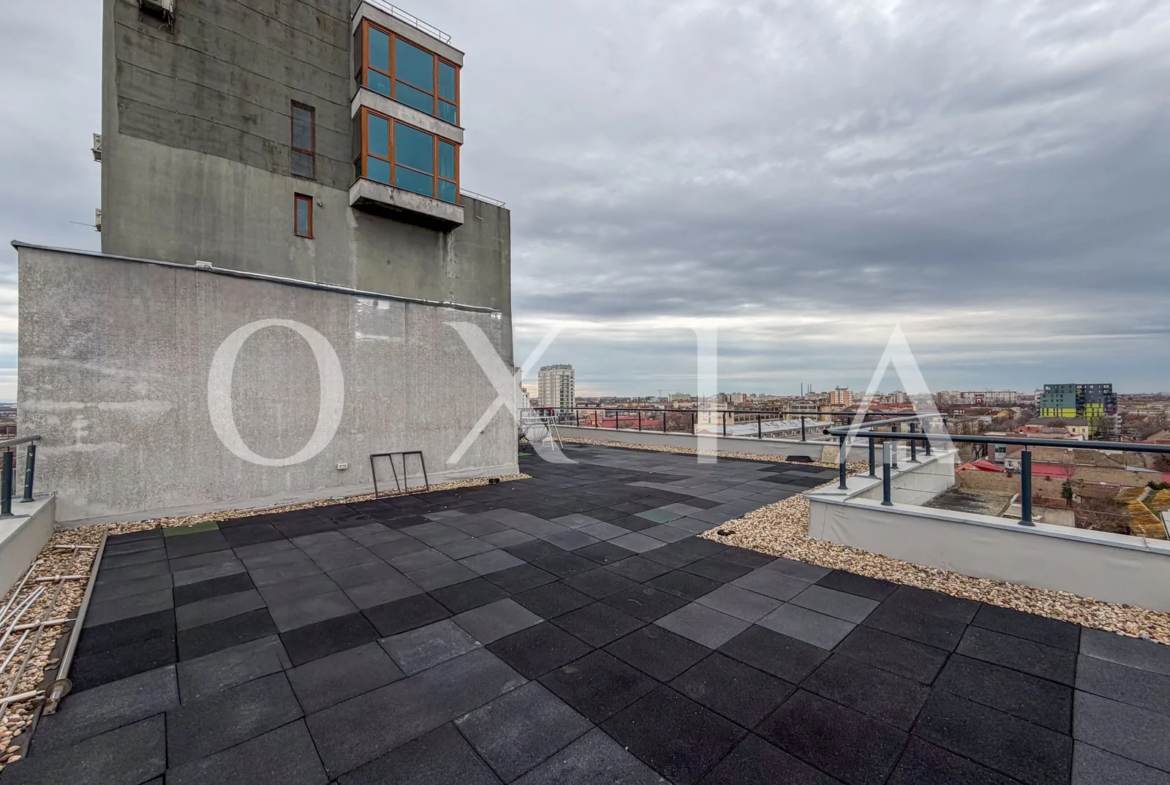 Penthouse pe doua niveluri cu terasa 125 mp, Complex