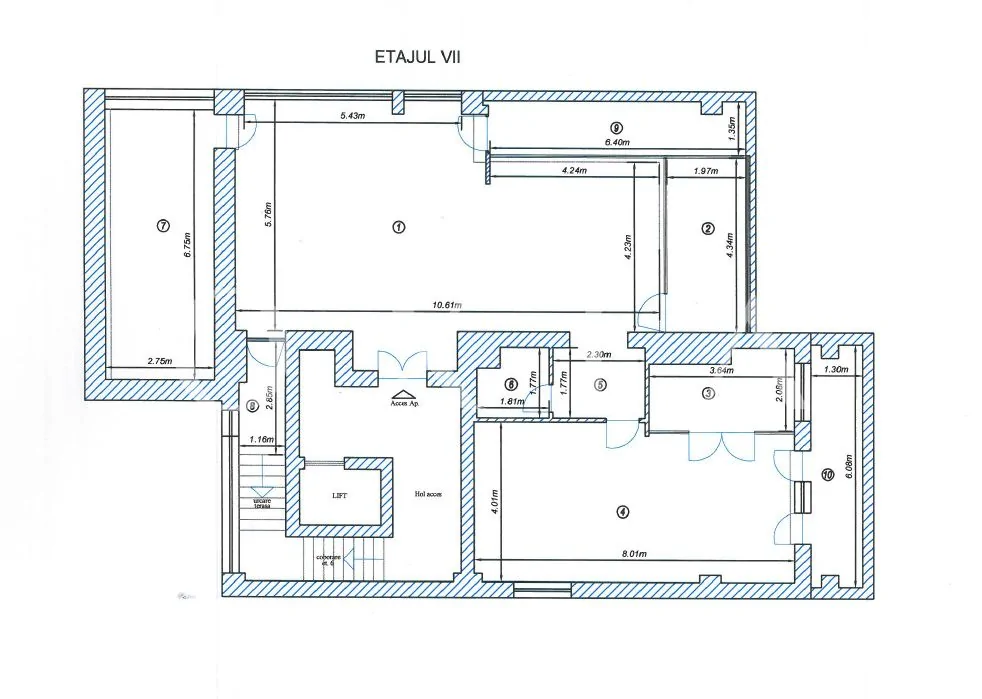 Penthouse pe doua niveluri cu terasa 125 mp, Complex