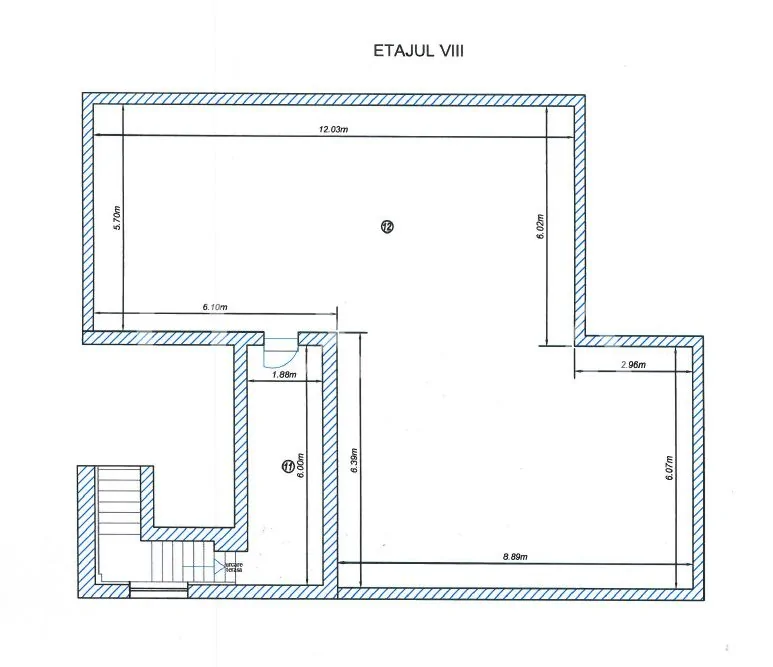 Penthouse pe doua niveluri cu terasa 125 mp, Complex