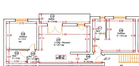 Giroc, Central, Apartamente cu trei camere