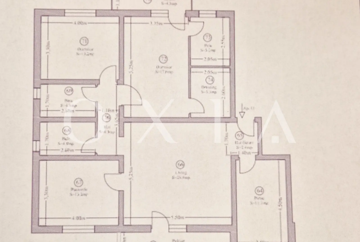 Chisoda, Prima inchiriere, Apartament cu 4 camere