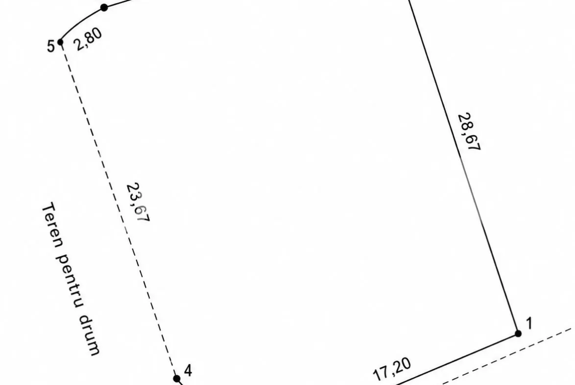 Sag, 630 mp, posibilitate duplex, strada asfaltata